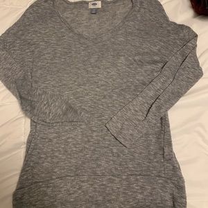 GAP 3/4 Long Sleeve Gray Sweater Size M